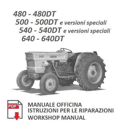 Trattore fiat 480 500 - 500, 540