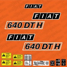Fiat 640 DT H Adesivi
