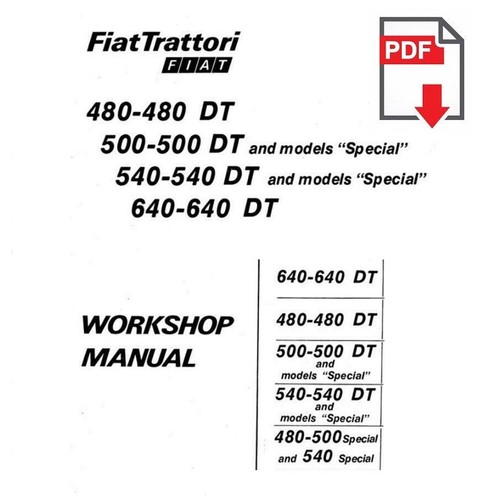 Tractor fiat 480 - fiat, 640