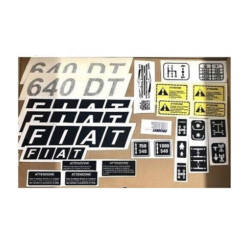 Kit adesivi decalcomanie fiat - kit,