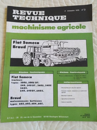 Tracteur fiat someca 500s - fiat,
