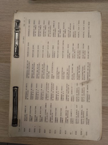 Catalogo parti ricambio - parti,